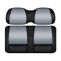 DoubleTake Veranda Seat Pod Cushion Set, Club Car DS New Style 00+, Black/Silver