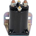 Solenoid, 48V 4 Terminal Silver, E-Z-Go Electric, Club Car Electric 98+, Yamaha Elec G19/G22