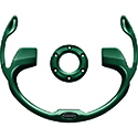 DoubleTake Pilot Steering Wheel Inserts, Universal, Green