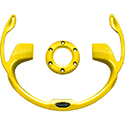 DoubleTake Pilot Steering Wheel Inserts, Universal, Yellow