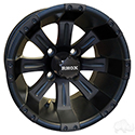 RHOX Vegas, Matte Black w/ Center Cap, 12x7 ET-25