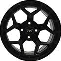 RHOX Venom Gloss Black, 14x7  ET-25