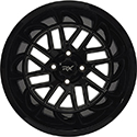 RHOX Onyx Milled Gloss Black, 14x10 ET-50