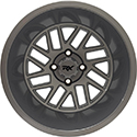 RHOX Onyx Silver, 14x10 ET-50